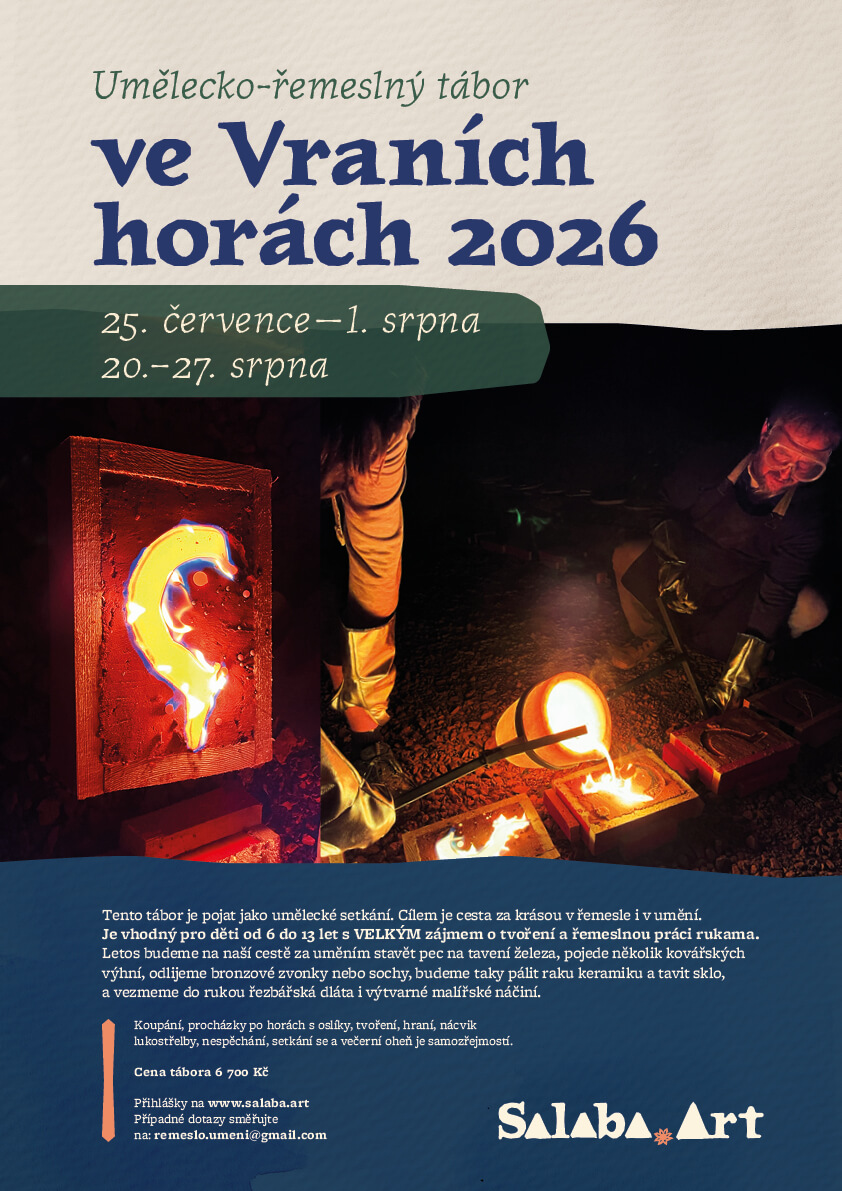 Umělecko-řemeslný tábor ve Vraních horách 2026