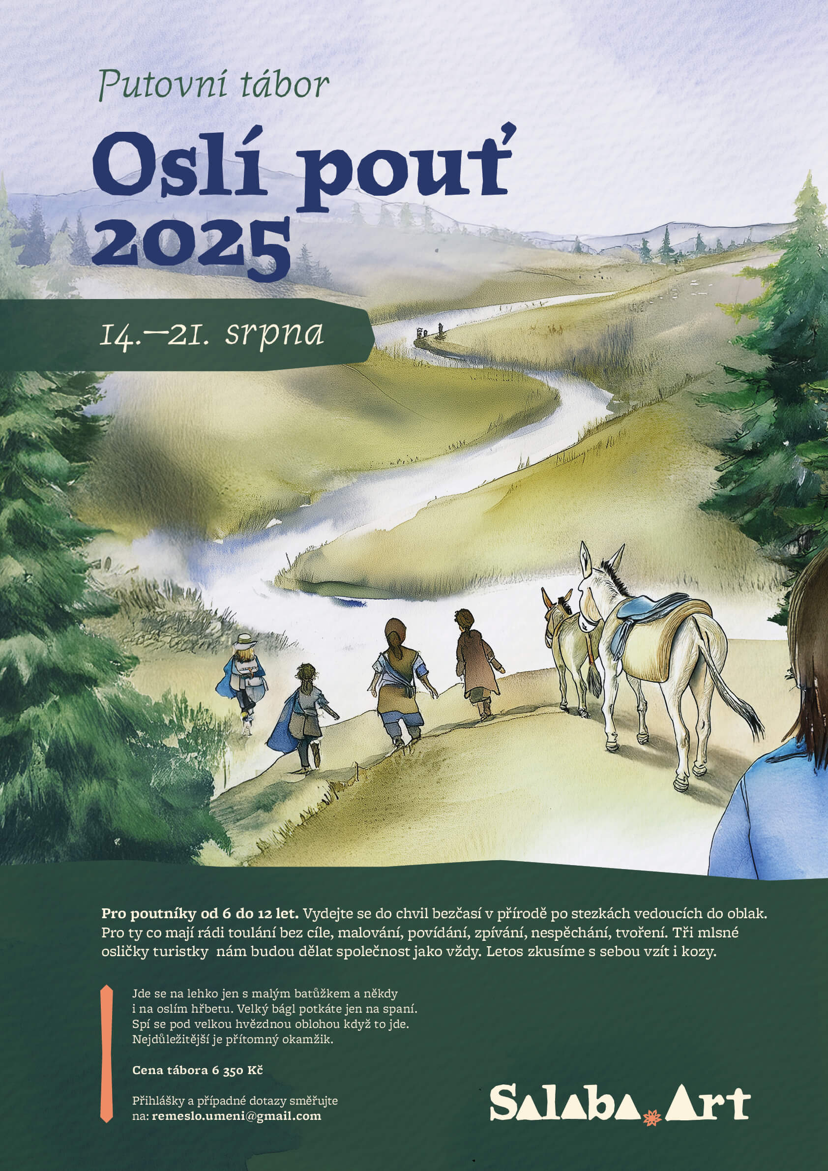 Putovní tábor oslí pouť 2025